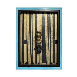 Evolve schilderij Karel van Griensven – origineel kunstwerk over verandering.