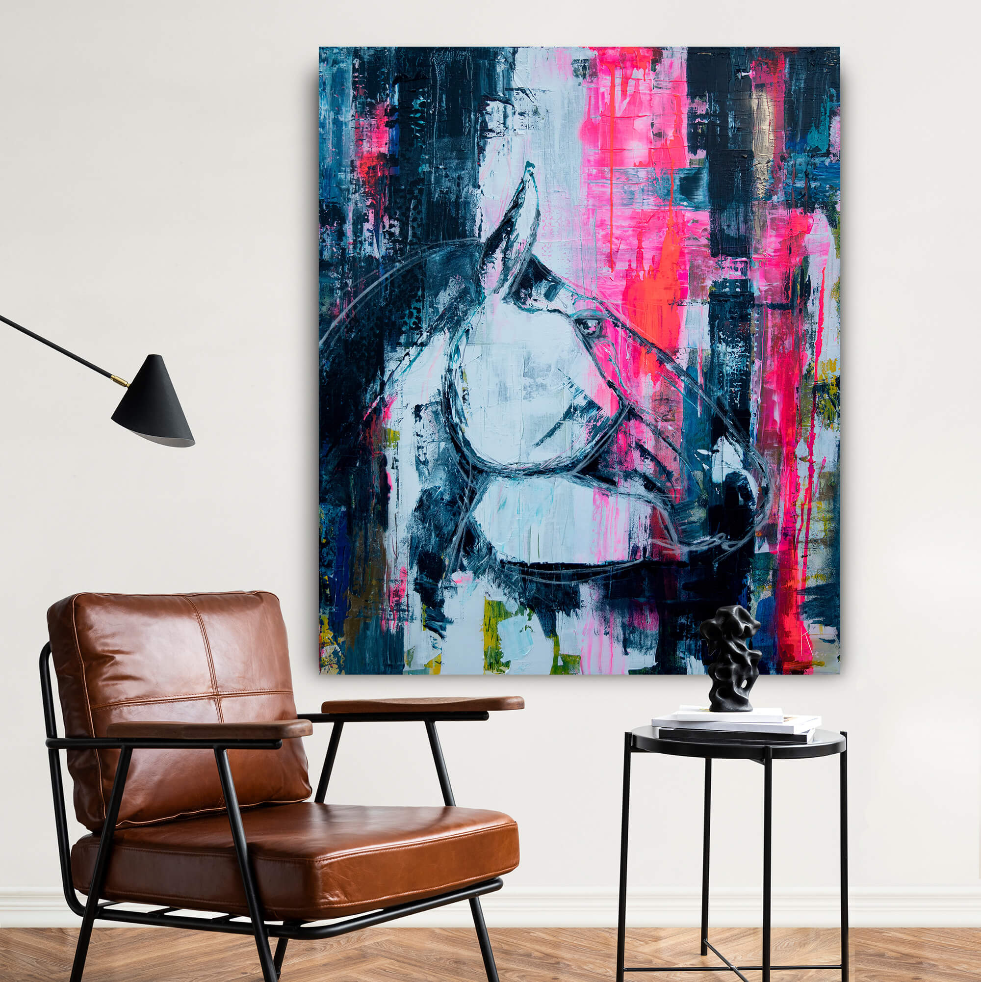 studio-karel-van-griensven-schilderij-paard-looking-back-interieur